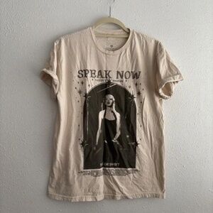 Taylor Swift Speak Now (Taylor’s Version) Tracklist Taupe T-Shirt in Small